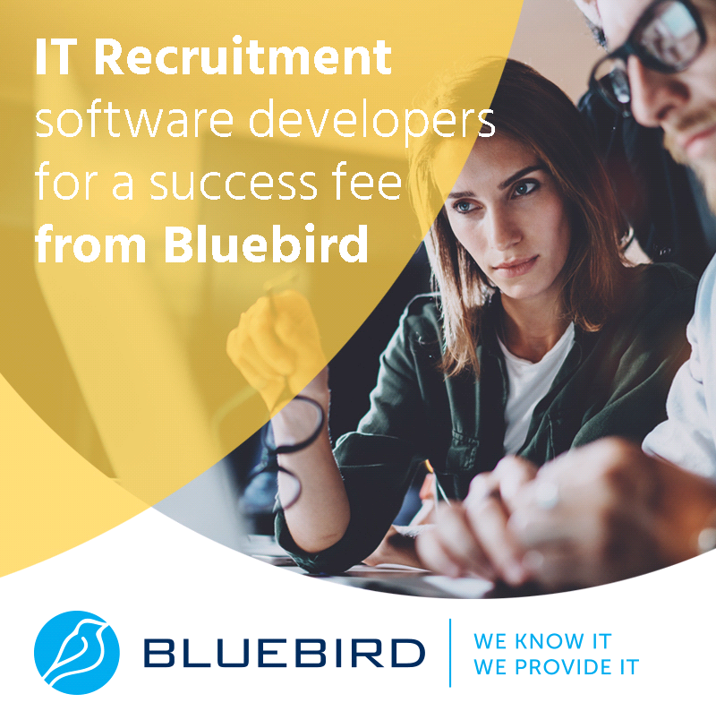 IT Recruitment - software developers for a success fee - Bluebird