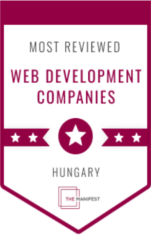 Bluebird's Manifest Award badge for Most Reviewed Web Development Company