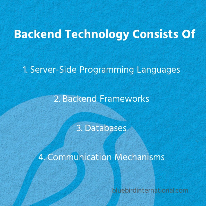 Backend Technology Elements - Bluebird Blog