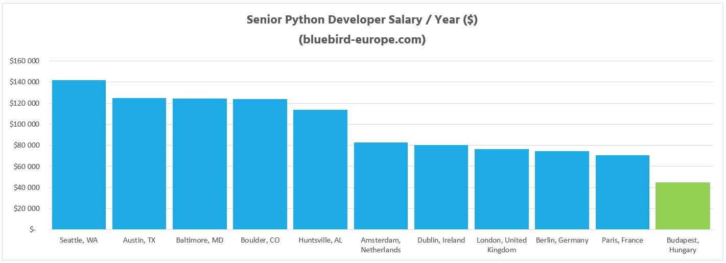 Senior Python Developer Salary - Bluebird Blog